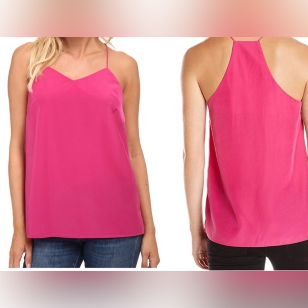 Alice + Olivia silk tank top, size Small.
